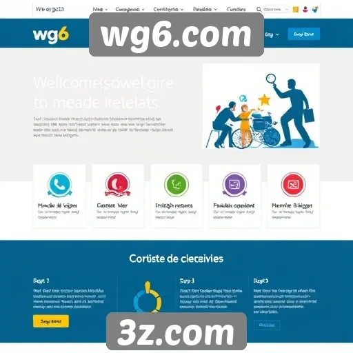 Acessibilidade e design do site wg6.com
